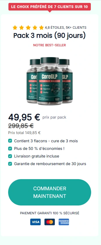 CoreGLP site officiel France
